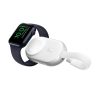 Forcell F-energy Mini Apple watch kompatibilis vezeték nélküli töltő / power bank, fehér (1A 2,5W/1200mAh)