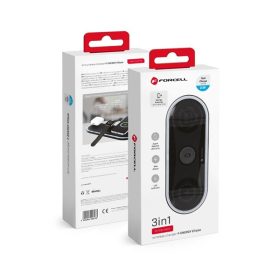   Forcell F-energy Ellipse 3in1 vezeték nélküli töltőpad, 15W gyorsöltéssel, fekete