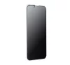 Apple iPhone 17E / 16E / 14 / 13 / 13 Pro, 5D Full Glue betekintésgátló tempered glass kijelzővédő üvegfólia, fekete