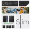 Spigen Urban Fit Apple iPad Air 13" (2024 / 2025) oldalra nyíló tok, fekete