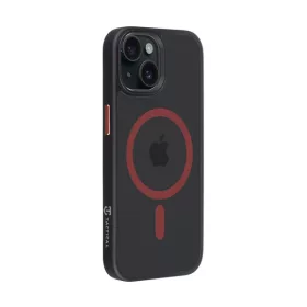   Tactical MagForce Hyperstealth 2.0 Apple iPhone 15 magsafe tok, fekete/piros
