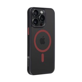   Tactical MagForce Hyperstealth 2.0 Apple iPhone 15 Pro Max magsafe tok, fekete/piros