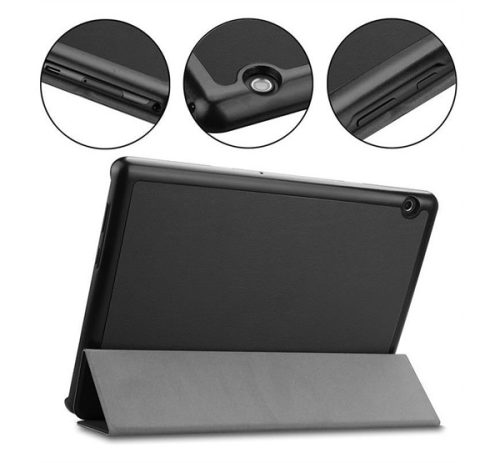 Tactical Book Tri Fold Apple iPad 10.9 2022 / iPad 11 2025 tok, fekete