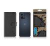 Tactical Field Notes Motorola G84 5G, flip/oldalra nyíló tok, fekete