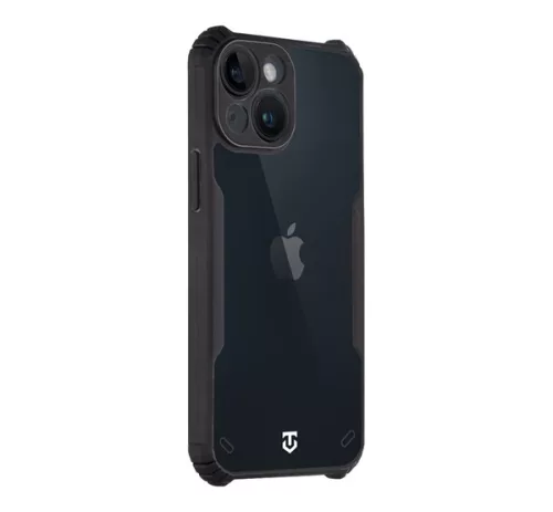 Tactical Quantum Stealth Apple iPhone 13 mini hátlap tok, átlátszó/fekete