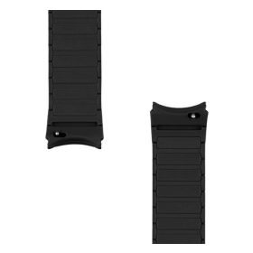   Tactical MagBand 20mm Samsung Galaxy Watch 4/5/6 mágneses szilikon szíj, fekete