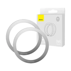 Baseus Halo Mágneses gyűrű telefonokhoz, MagSafe, Ezüst