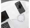 Baseus USB-C / Lightning töltő- és adatkábel, nagy sűrűségű fonott, 20 W, PD, 2 m, fehér