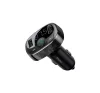 Baseus T típusú Bluetooth 2xUSB-A microSD FM adó, fekete