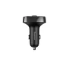 Baseus T típusú Bluetooth 2xUSB-A microSD FM adó, fekete