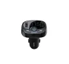 Baseus T típusú Bluetooth 2xUSB-A microSD FM adó, fekete