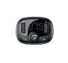 Baseus T típusú Bluetooth 2xUSB-A microSD FM adó, fekete