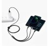 Baseus Tungsten Gold 3in1 USB-kábel, USB / micro-USB / USB-C / Lightning, 3,5 A, 1,5 m, fekete