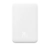 Baseus Mágneses Mini Powerbank, 5000mAh, USB-C, 20W, fehér