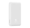 Baseus Mágneses Mini Powerbank, 5000mAh, USB-C, 20W, fehér