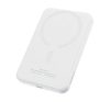 Baseus Mágneses Mini Powerbank, 5000mAh, USB-C, 20W, fehér