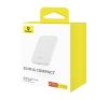 Baseus Mágneses Mini Powerbank, 5000mAh, USB-C, 20W, fehér