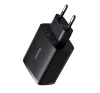 Baseus kompakt gyorstöltő 3x USB, 17W, Fekete