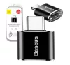 Baseus USB-USB-C 2.4A adapter, fekete