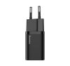 Baseus Super Si USB-AUSB-C gyorstöltő 1 m-es USB-AUSB-C-Lightning kábellel, 20W, fekete