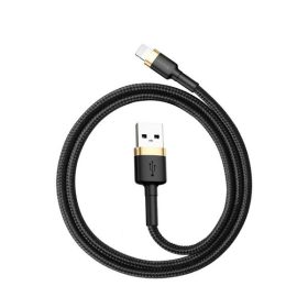   Baseus Cafule USB / Lightning töltő- és adatkábel, 2,4A, 1m, arany-fekete