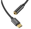 Baseus L54 USB-C audioadapter + 3,5 mm-es mini jack, fekete