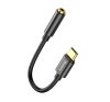 Baseus L54 USB-C audioadapter + 3,5 mm-es mini jack, fekete