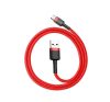 Baseus Cafule USB / USB-C töltő- és adatkábel 2A, 2m, piros