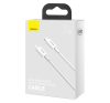 Baseus Superior Series USB-C / Lightning töltő- és adatkábel, 20W, PD, 1m, fehér