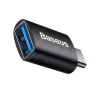Baseus Ingenuity USB-C-USB-A OTG adapter, fekete