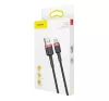 Baseus Cafule USB / USB-C töltő- és adatkábel, 2A, 2m, piros-fekete