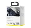 Baseus autós szivargyújtó töltő digitális kijelzővel, USB-A + USB-C, QC3.0+PD, 5A, 65W, fekete