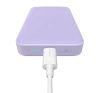Baseus Magnetic Mini powerbank 10000mAh, USB-C  20W MagSafe, lila