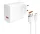 Xiaomi MDY-12-EH gyári hálózati töltő adapter USB-A+ USB-C kábel, 67W, fehér, ECO csomagolásban