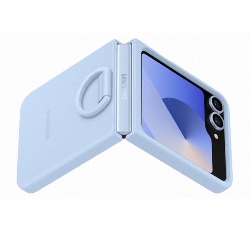 Samsung Galaxy Flip 6 / Flip 7 FE gyári szilikon tok, kék