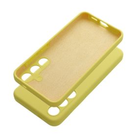 2mm Motorola Edge 40 Neo szilikon hátlap tok, sárga