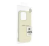 Roar Apple iPhone 14 Plus prémium szilikon tok velúr béléssel, világossárga