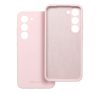 Roar Samsung Galaxy A14 4G / A14 5G prémium szilikon tok velúr béléssel, világos rózsaszín