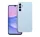 Roar Samsung Galaxy A15 4G / A15 5G prémium szilikon tok velúr béléssel, világoskék