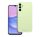 Roar Samsung Galaxy A15 4G / A15 5G prémium szilikon tok velúr béléssel, világoszöld