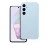 Roar Samsung Galaxy A35 5G prémium szilikon tok velúr béléssel, világoskék
