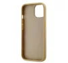 Karl Lagerfeld Wrinkled PU Signature Logo Apple iPhone 15 hátlap tok, arany