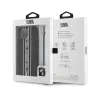 Karl Lagerfeld PU Saffiano Athleisure Apple iPhone 15 hátlap tok csuklópánttal, rózsaszín