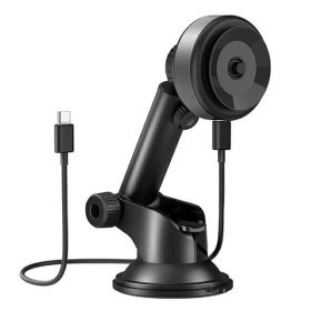   Energea AirLock univerzális autós tartó vezetéknélküli töltéssel, szélvédőre, fekete