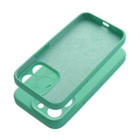   2mm Apple iPhone 16 Pro Max szilikon hátlap tok, zöld (menta)