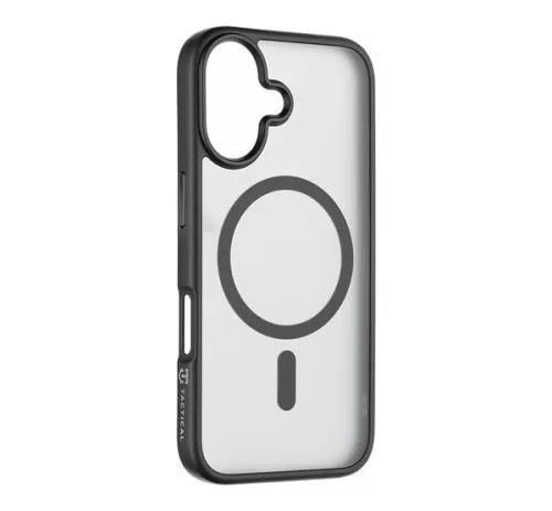 Tactical MagForce Hyperstealth Apple iPhone 16 MagSafe kompatibilis tok, áttetsző/sötétszürke