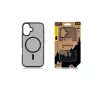 Tactical MagForce Hyperstealth Apple iPhone 16 MagSafe kompatibilis tok, áttetsző/sötétszürke