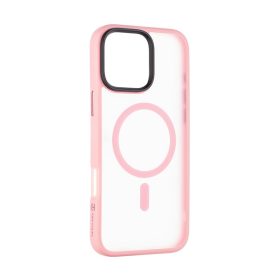   Tactical MagForce Hyperstealth Apple iPhone 16 Pro Max MagSafe kompatibilis tok, áttetsző/rózsaszín