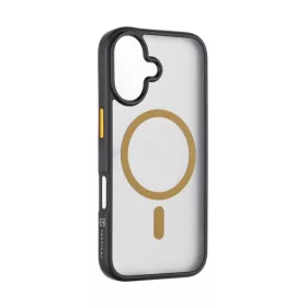   Tactical MagForce Hyperstealth 2.0 Apple iPhone 16 MagSafe kompatibilis tok, fekete/sárga
