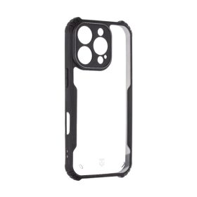   Tactical Quantum Stealth Apple iPhone 16 Pro tok, átlátszó/fekete